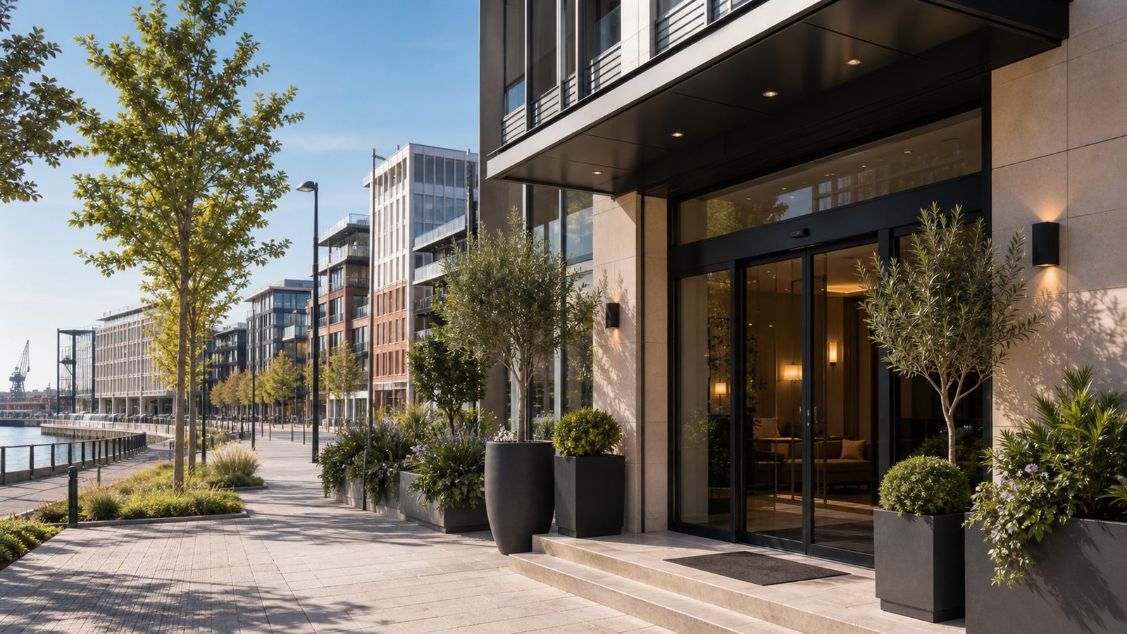 Image illustrative d un hotel vers les Bassins a flot a Bordeaux, non contractuelle