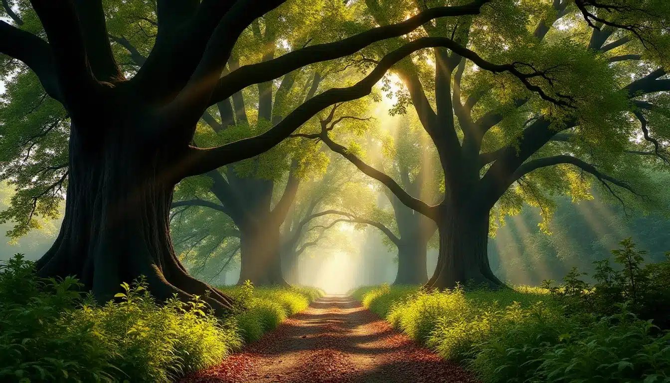 Chênaie centenaire de la forêt de Tronçais dans l'Allier, à explorer lors d'un séjour dans les alentours de Commentry